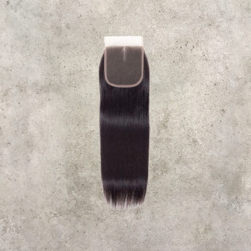 Raw Straight Closure